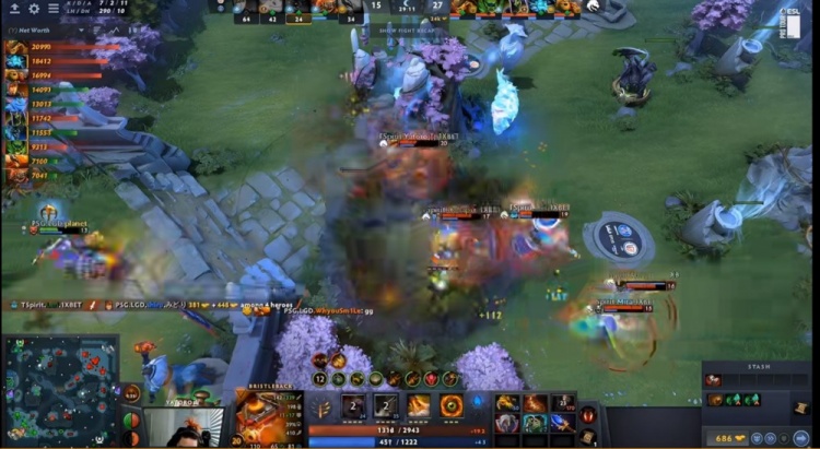 《DOTA2》ESL 梦幻联赛赛报S20：Larl绝活蓝猫带队打架Yatoro钢背兽无法处理 Spirit1-0LGD