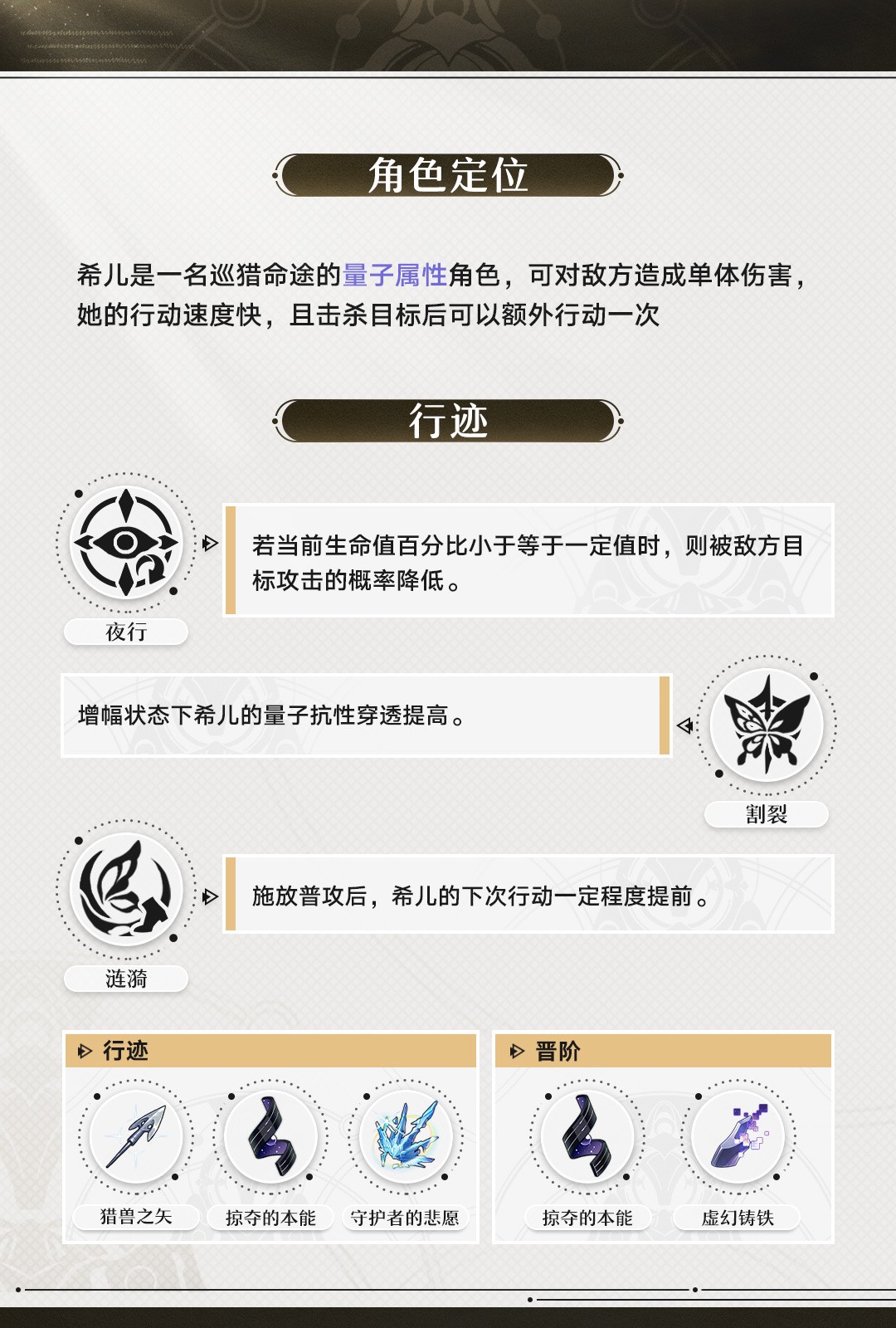 《崩坏：星穹铁道》新角色PV：“希儿”一夜无事
